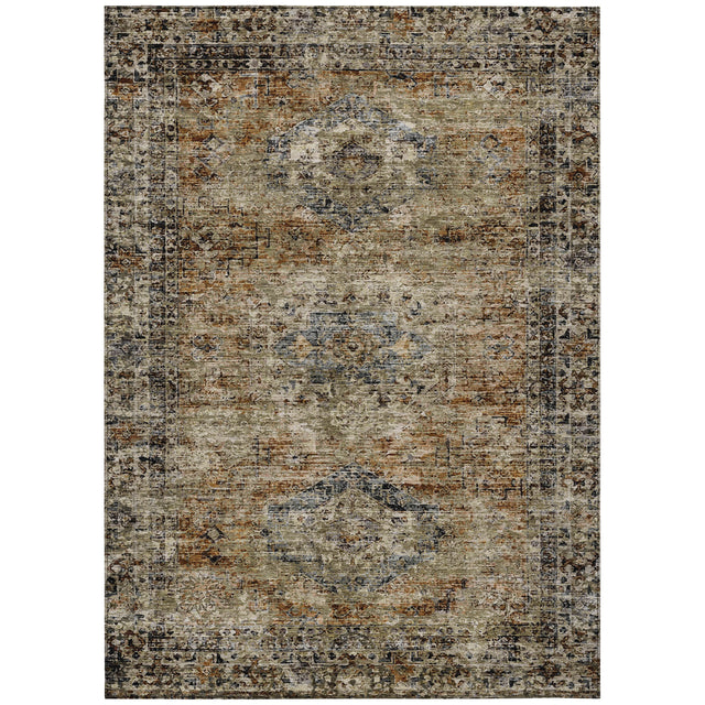 Addison Chantille ACN2170 Global Machine Made Traditional Copper Rug