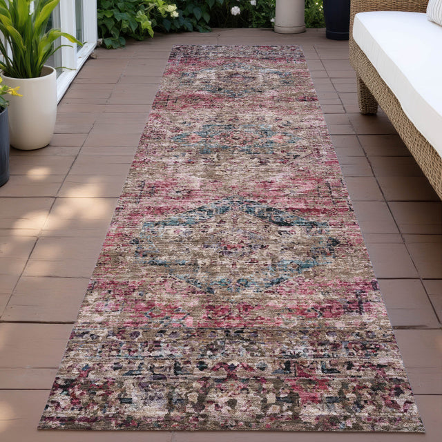 Addison Chantille ACN2170 Global Machine Made Traditional Pink Rug