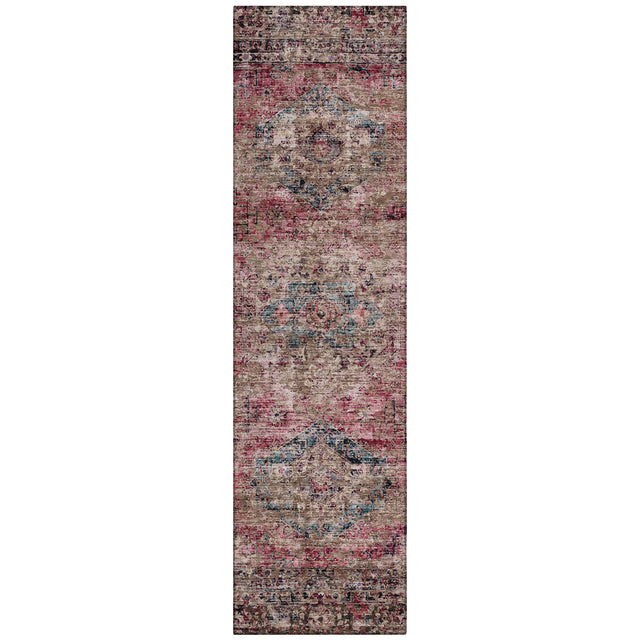 Addison Chantille ACN2170 Global Machine Made Traditional Pink Rug