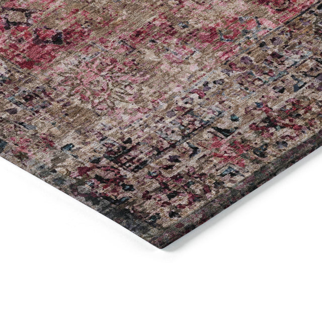 Addison Chantille ACN2170 Global Machine Made Traditional Pink Rug