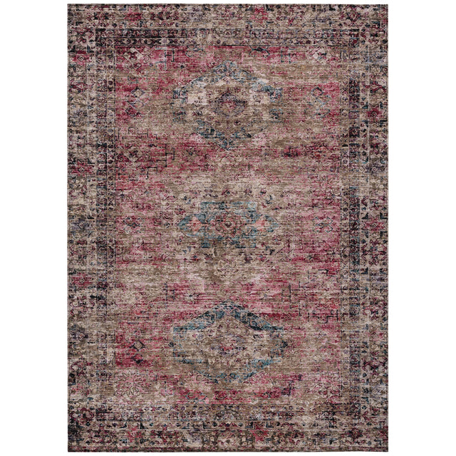 Addison Chantille ACN2170 Global Machine Made Traditional Pink Rug