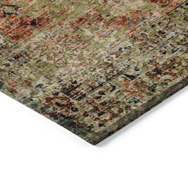 Addison Chantille ACN2170 Global Machine Made Traditional Terracotta Rug