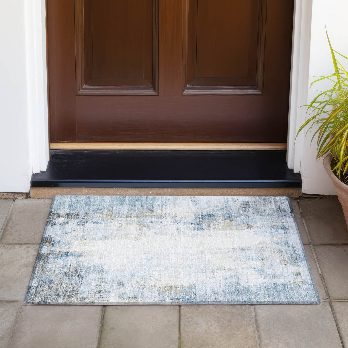 Addison Chantille ACN2171 Modern Machine Made Transitional Blue Rug