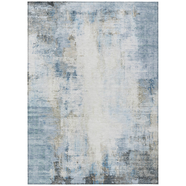 Addison Chantille ACN2171 Modern Machine Made Transitional Blue Rug