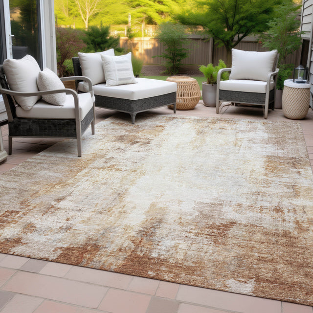 Addison Chantille ACN2171 Modern Machine Made Transitional Copper Rug