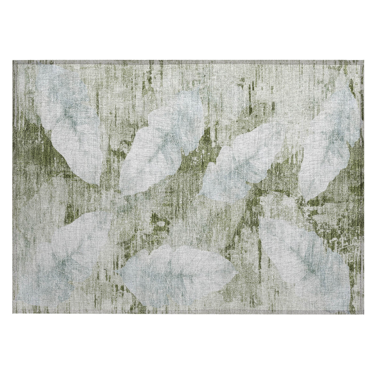 Addison Chantille ACN2172 Floral Machine Made Transitional Aloe Rug