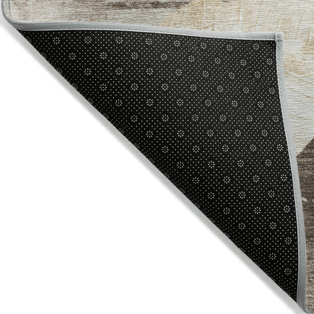 Addison Chantille ACN2172 Floral Machine Made Transitional Brown Rug