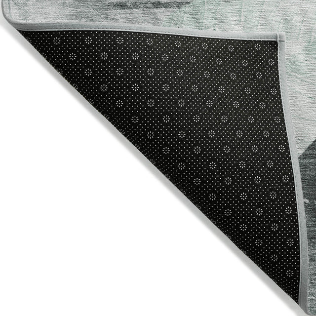 Addison Chantille ACN2172 Floral Machine Made Transitional Teal Rug