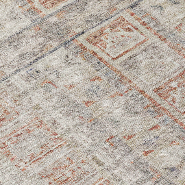 Addison Chantille ACN2173 Stripes Machine Made Transitional Beige Rug