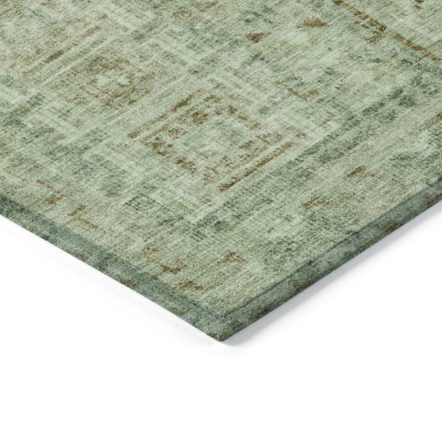 Addison Chantille ACN2173 Stripes Machine Made Transitional Sage Rug