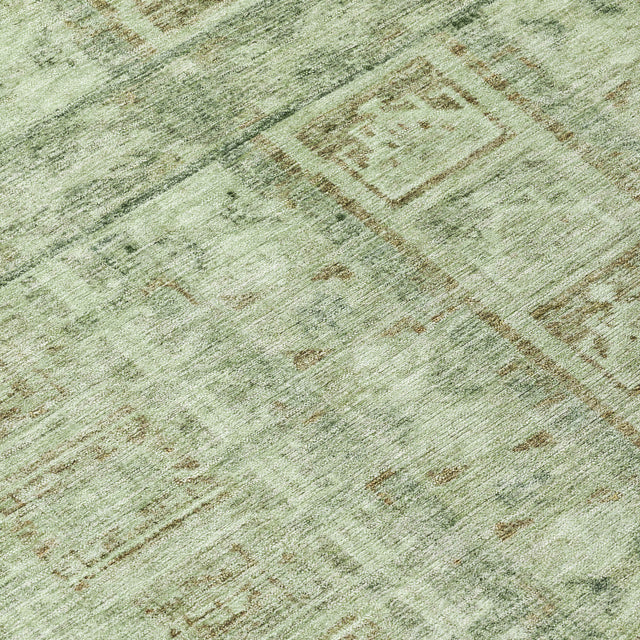 Addison Chantille ACN2173 Stripes Machine Made Transitional Sage Rug