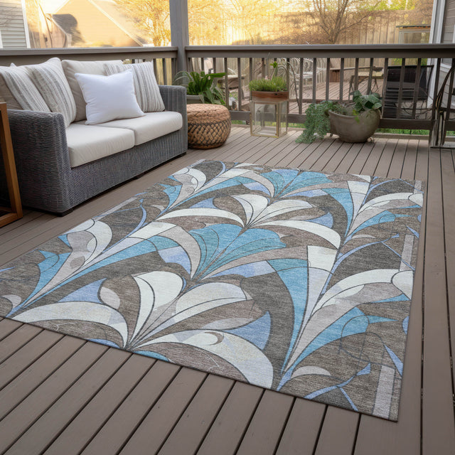 Addison Chantille ACN2174 Modern Machine Made Transitional Brown Rug