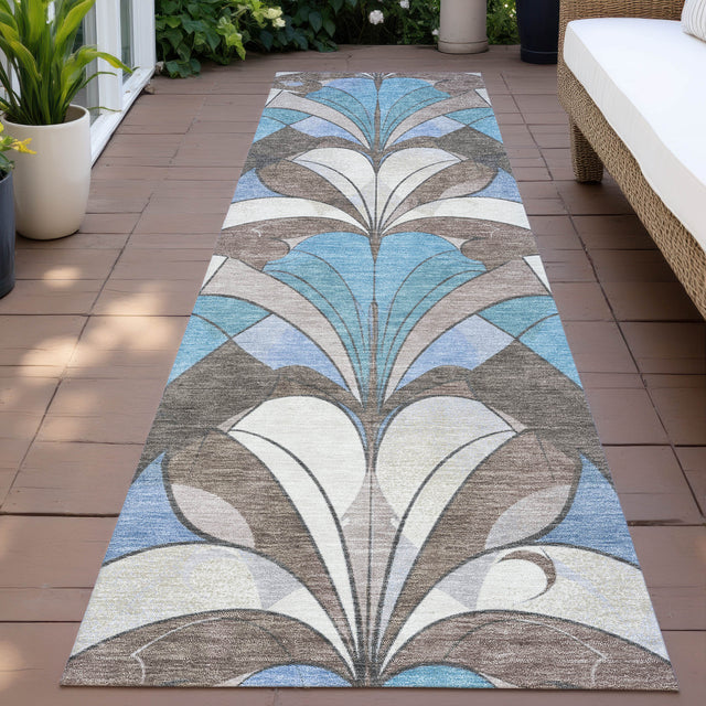 Addison Chantille ACN2174 Modern Machine Made Transitional Brown Rug