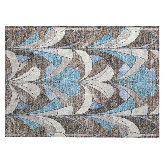 Addison Chantille ACN2174 Modern Machine Made Transitional Brown Rug