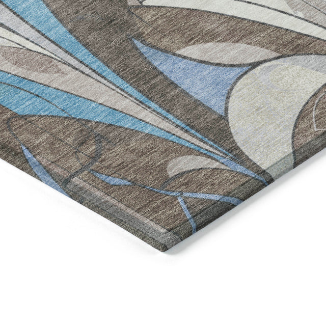 Addison Chantille ACN2174 Modern Machine Made Transitional Brown Rug