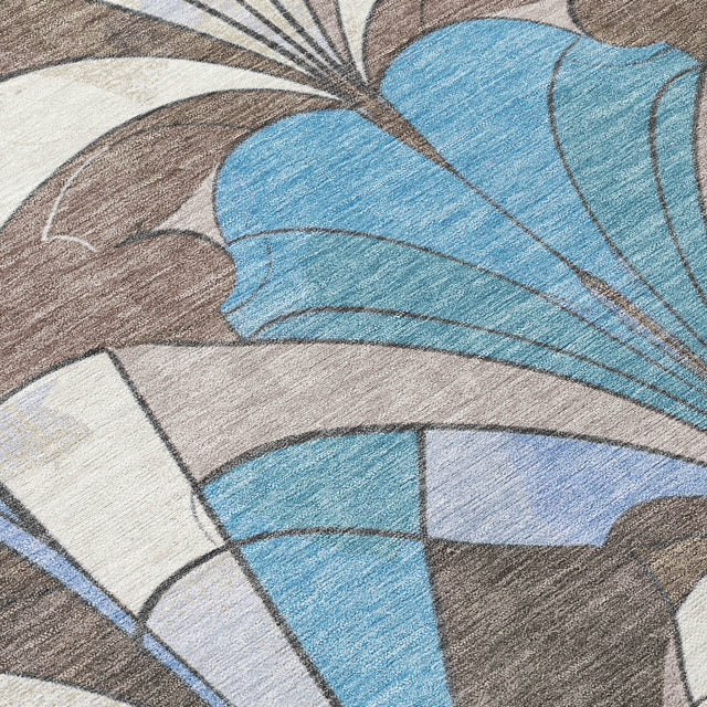 Addison Chantille ACN2174 Modern Machine Made Transitional Brown Rug