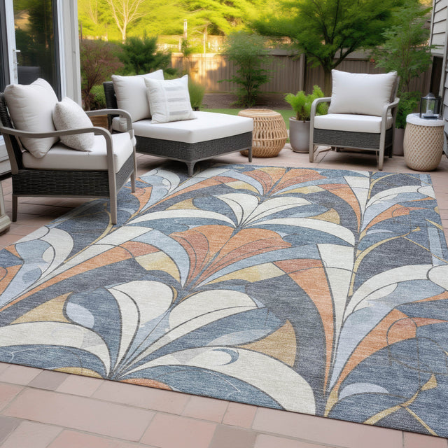 Addison Chantille ACN2174 Modern Machine Made Transitional Denim Rug