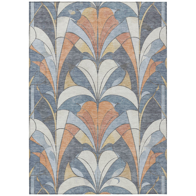Addison Chantille ACN2174 Modern Machine Made Transitional Denim Rug
