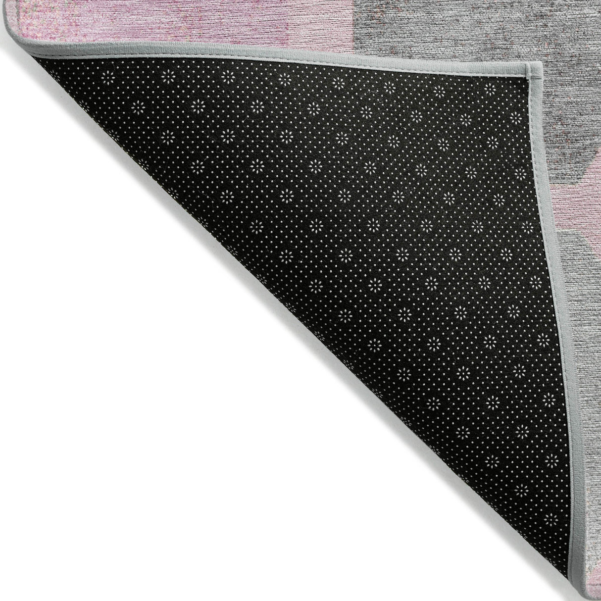 Addison Chantille ACN2182 Geometric Machine Made Transitional Pink Rug