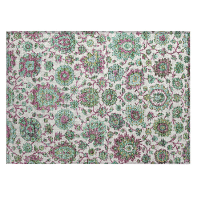 Addison Chantille ACN2187 Global Machine Made Traditional Mint Rug