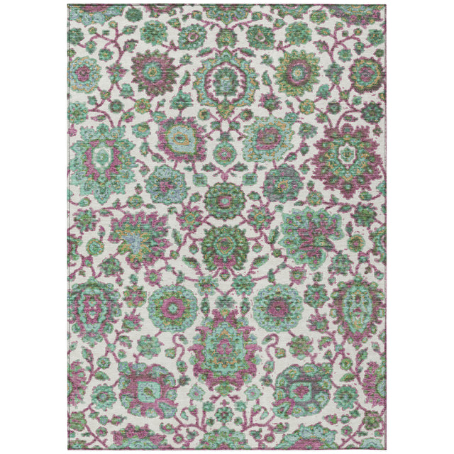 Addison Chantille ACN2187 Global Machine Made Traditional Mint Rug
