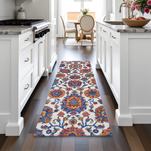 Addison Chantille ACN2187 Global Machine Made Traditional Red Rug