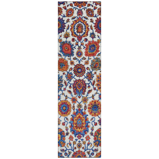 Addison Chantille ACN2187 Global Machine Made Traditional Red Rug