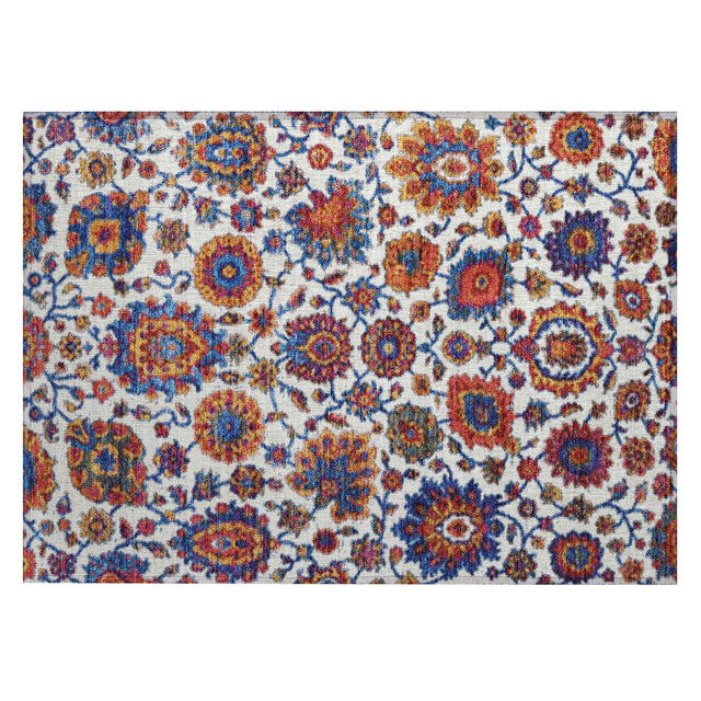 Addison Chantille ACN2187 Global Machine Made Traditional Red Rug