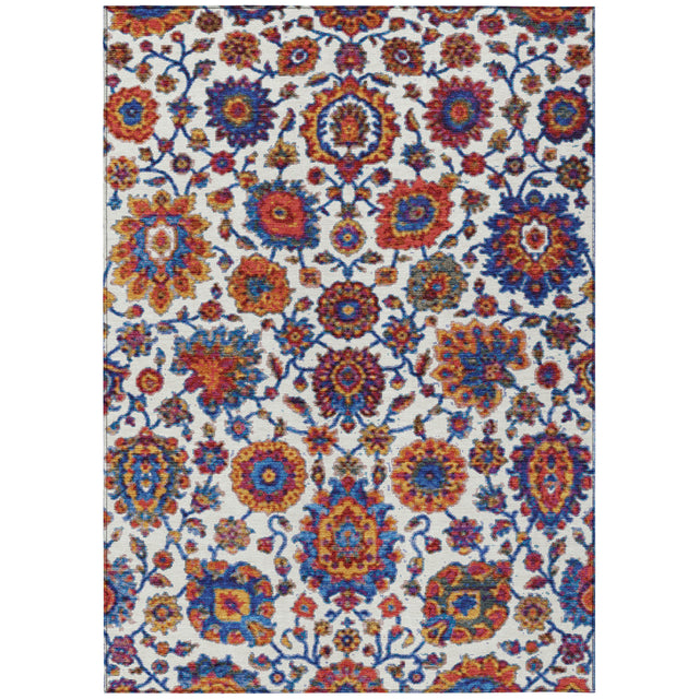 Addison Chantille ACN2187 Global Machine Made Traditional Red Rug