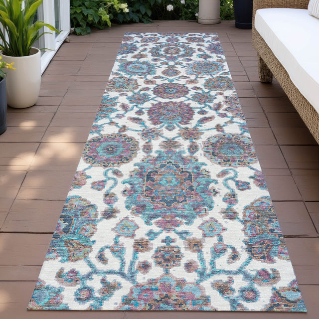 Addison Chantille ACN2187 Global Machine Made Traditional Teal Rug