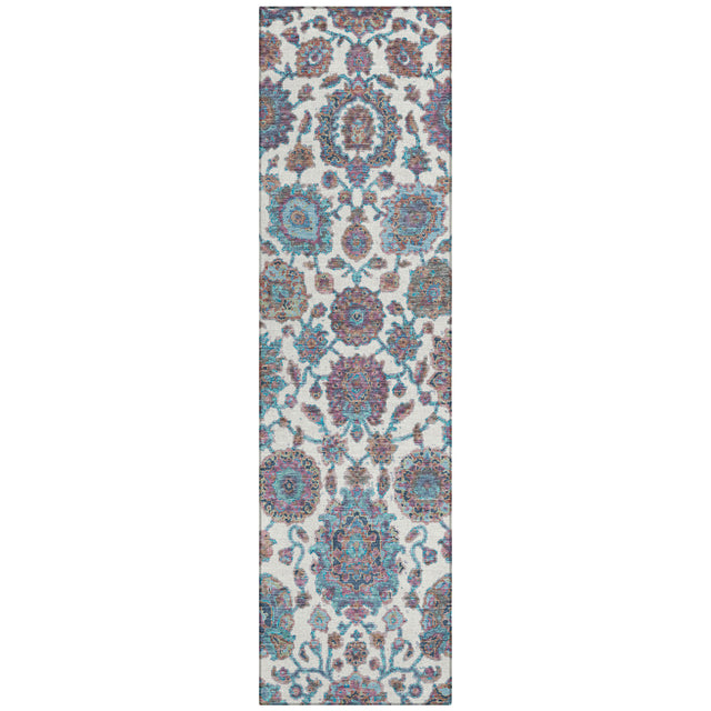 Addison Chantille ACN2187 Global Machine Made Traditional Teal Rug