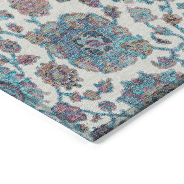 Addison Chantille ACN2187 Global Machine Made Traditional Teal Rug