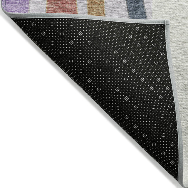 Addison Chantille ACN2188 Stripes Machine Made Transitional Lavender Rug