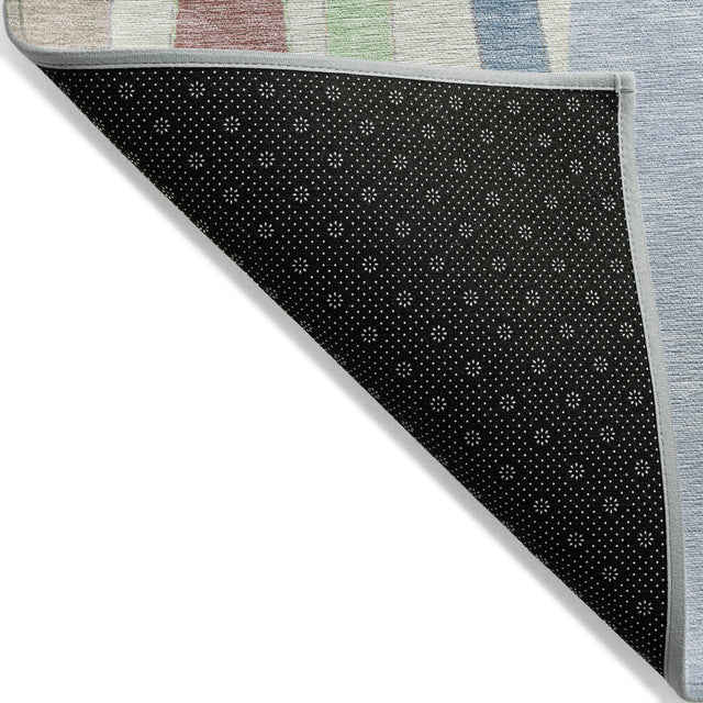 Addison Chantille ACN2188 Stripes Machine Made Transitional Pearl Rug