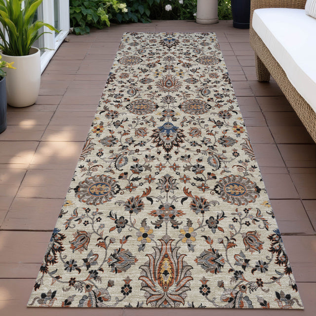 Addison Chantille ACN2192 Global Machine Made Traditional Beige Rug