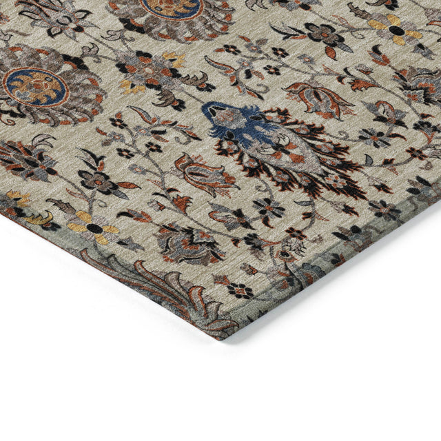 Addison Chantille ACN2192 Global Machine Made Traditional Beige Rug