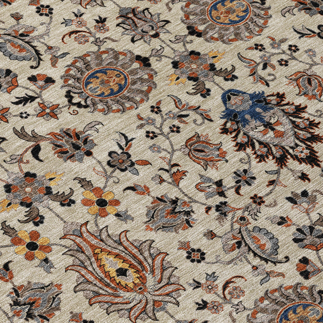 Addison Chantille ACN2192 Global Machine Made Traditional Beige Rug