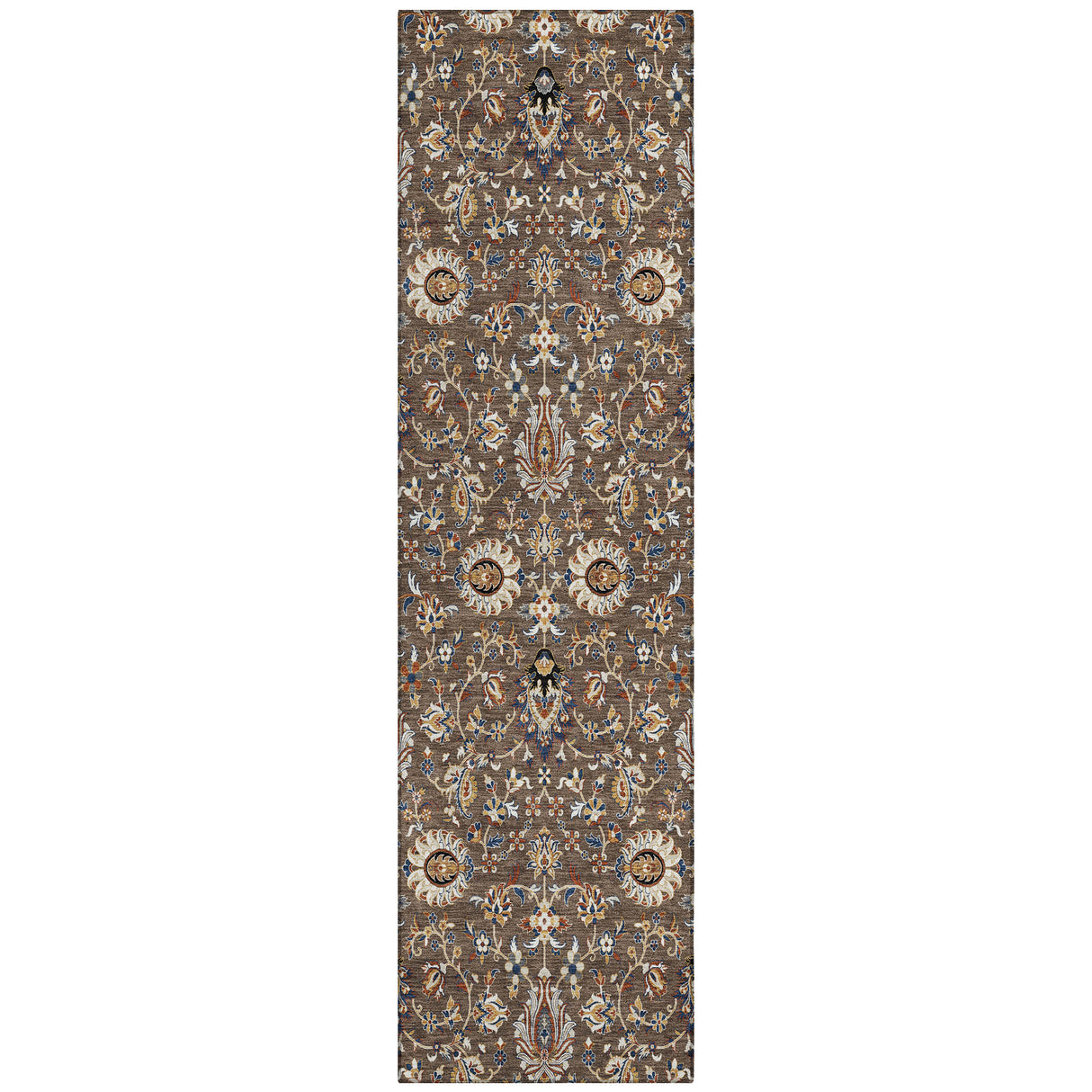 Addison Chantille ACN2192 Global Machine Made Traditional Chocolate Rug