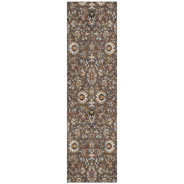 Addison Chantille ACN2192 Global Machine Made Traditional Chocolate Rug