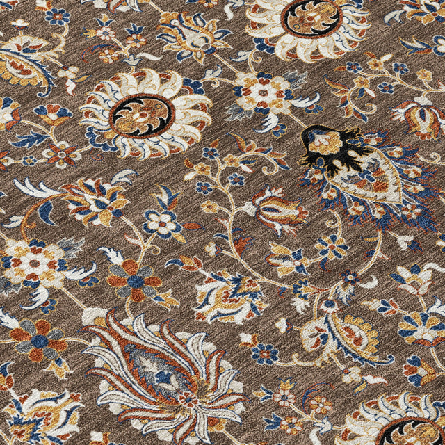 Addison Chantille ACN2192 Global Machine Made Traditional Chocolate Rug