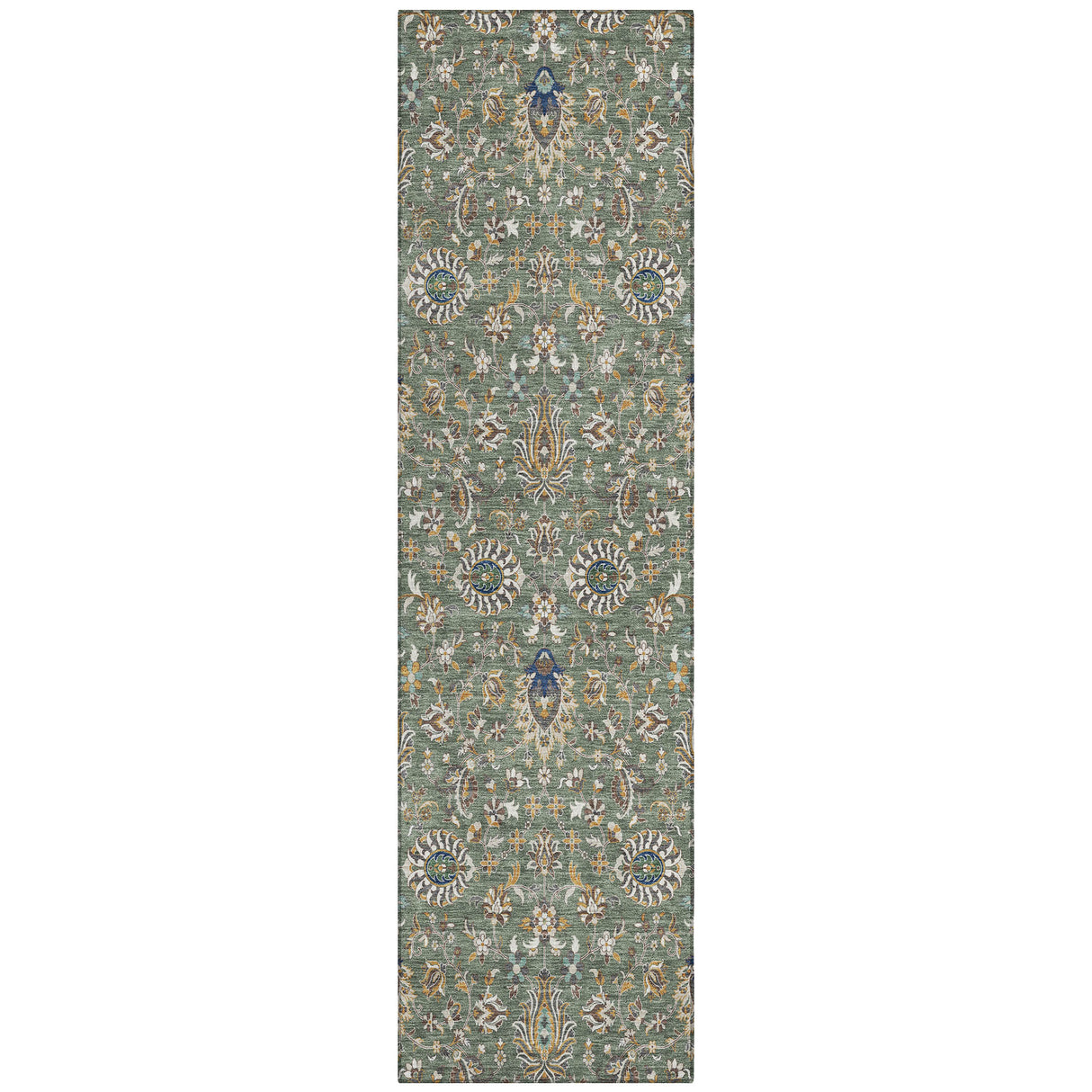 Addison Chantille ACN2192 Global Machine Made Traditional Green Rug