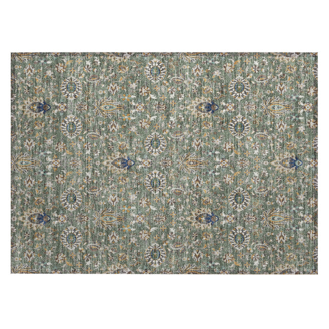 Addison Chantille ACN2192 Global Machine Made Traditional Green Rug