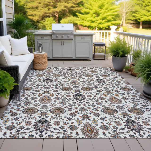 Addison Chantille ACN2192 Global Machine Made Traditional Ivory Rug