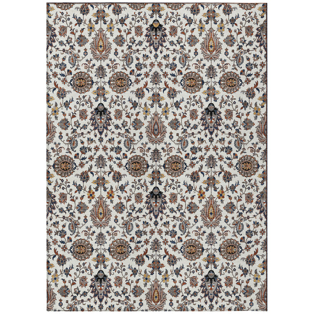 Addison Chantille ACN2192 Global Machine Made Traditional Ivory Rug