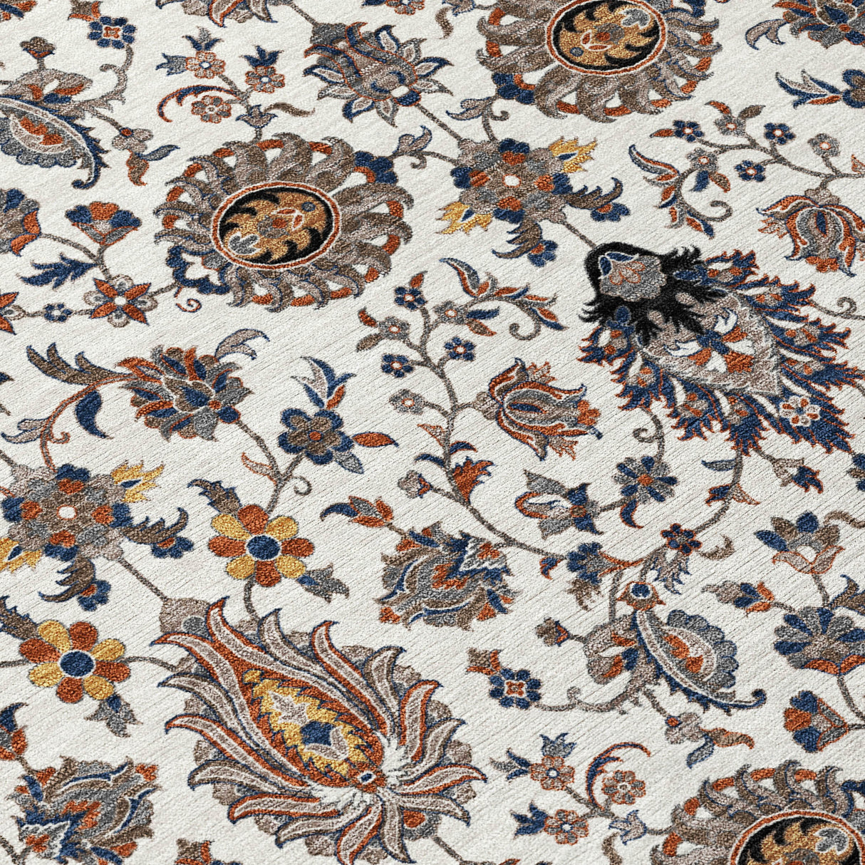Addison Chantille ACN2192 Global Machine Made Traditional Ivory Rug
