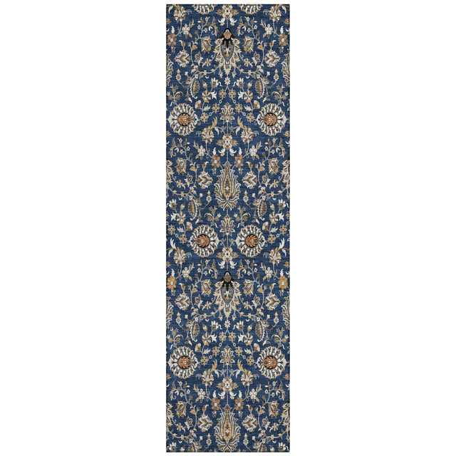Addison Chantille ACN2192 Global Machine Made Traditional Navy Rug