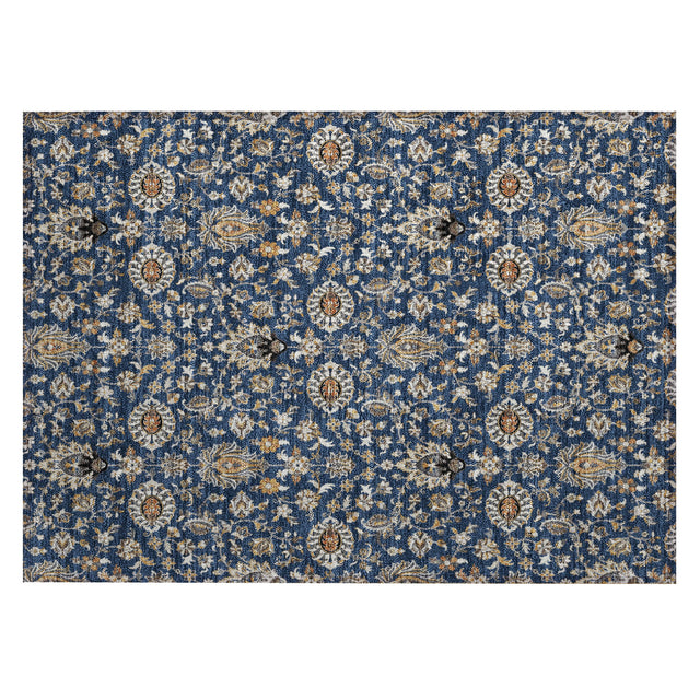 Addison Chantille ACN2192 Global Machine Made Traditional Navy Rug