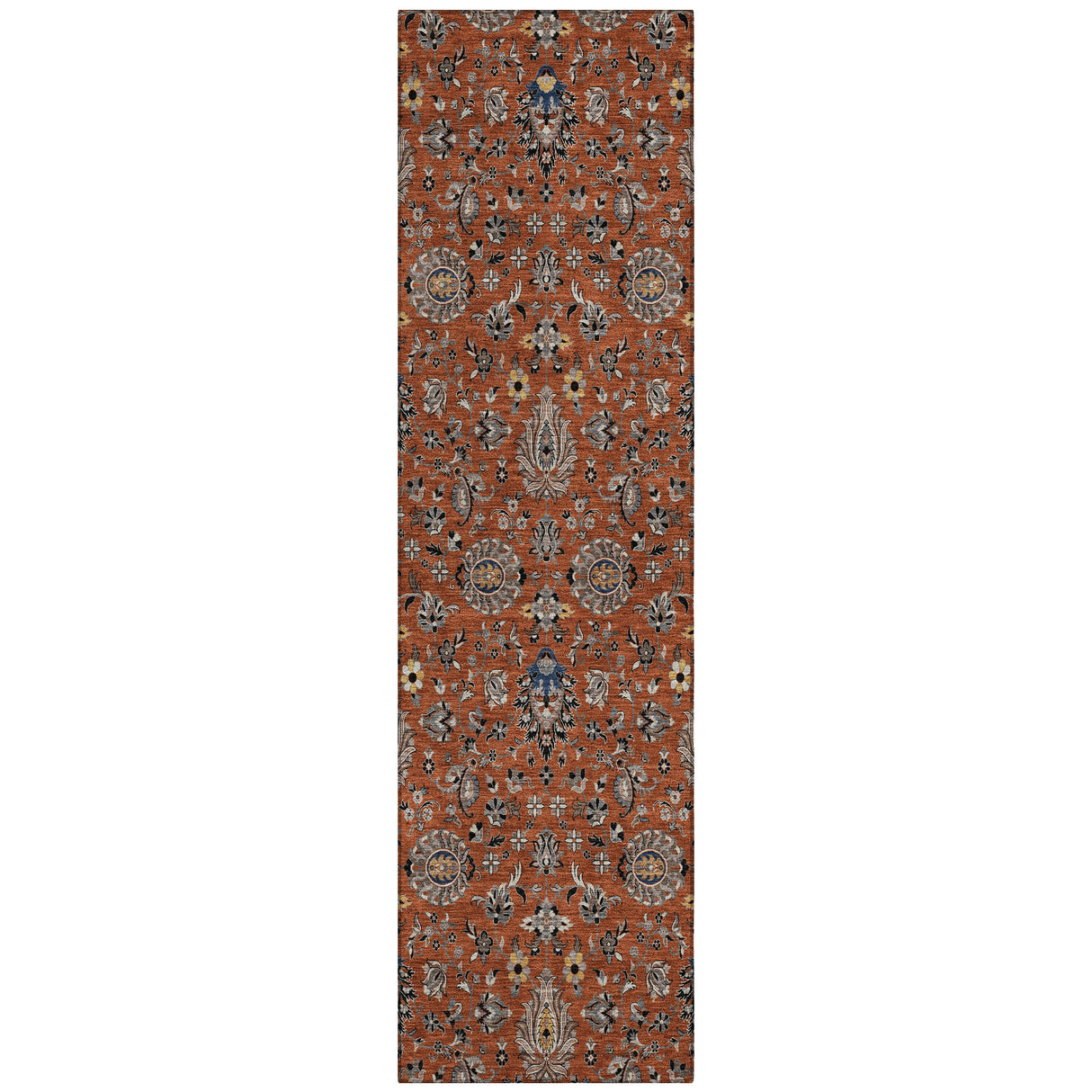 Addison Chantille ACN2192 Global Machine Made Traditional Paprika Rug
