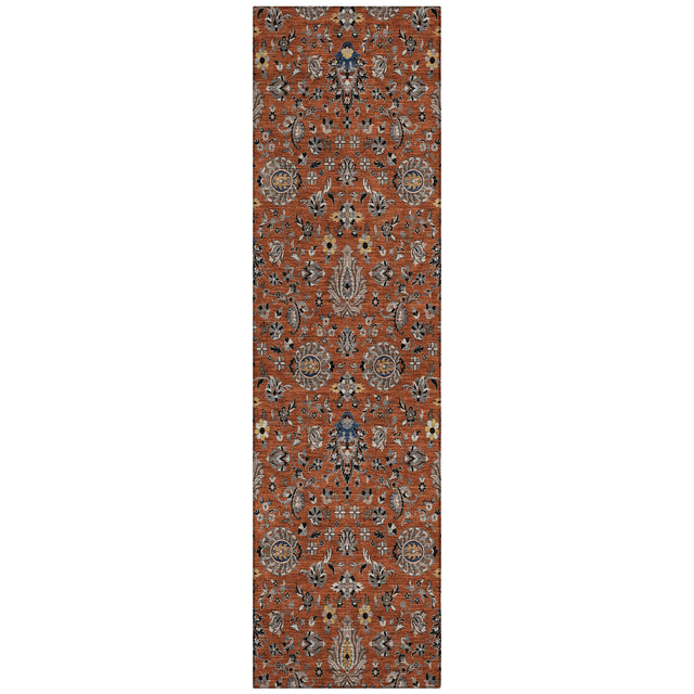 Addison Chantille ACN2192 Global Machine Made Traditional Paprika Rug
