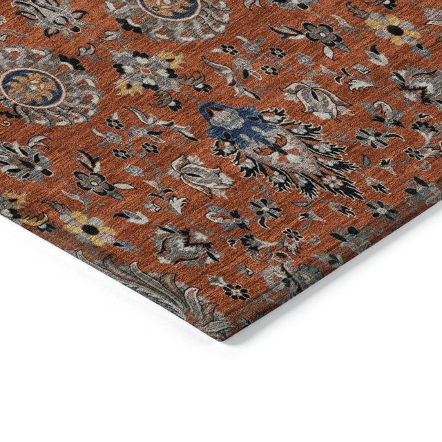 Addison Chantille ACN2192 Global Machine Made Traditional Paprika Rug